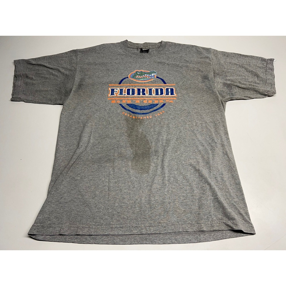 Vintage Starter Florida Gators T-Shirt L Gray Collegiate Graphic